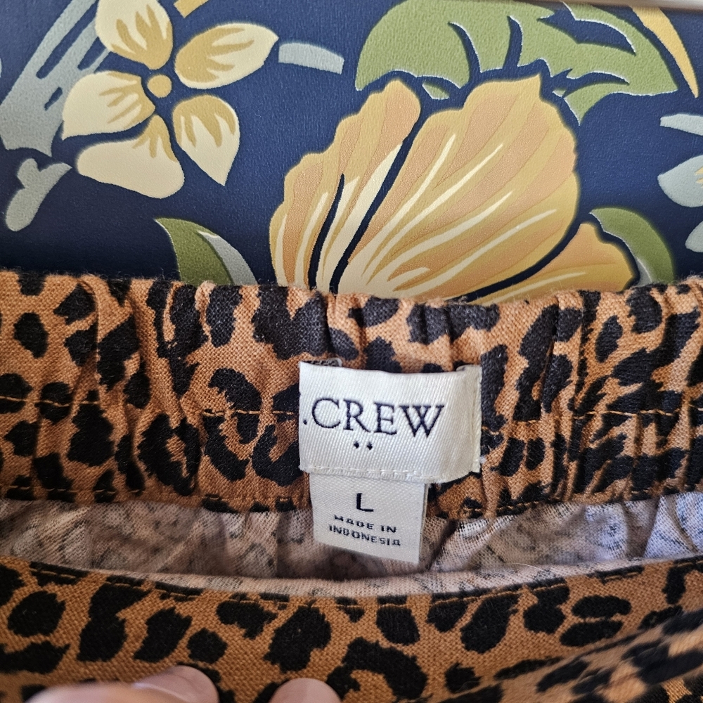 NWT J. Crew Leopard Print Pencil Skirt - Picture 5 of 11